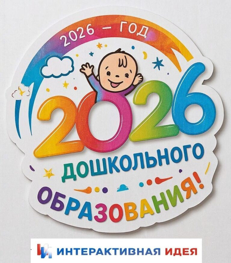 Министерством просвещения РФ 2026 год в России объявлен Годом дошкольного образования!