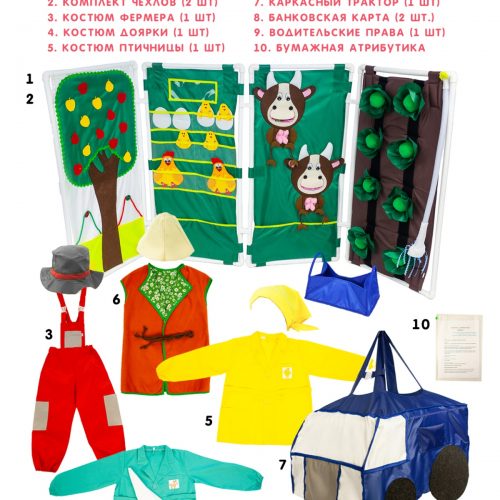 Комплект для сюжетно-ролевой игры «Ферма»