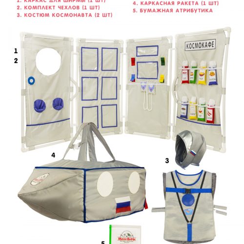 Комплект для сюжетно-ролевой игры «Космическая станция»
